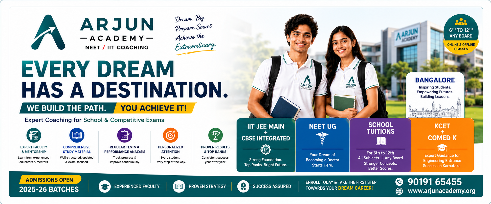 Arjun Academy Banner